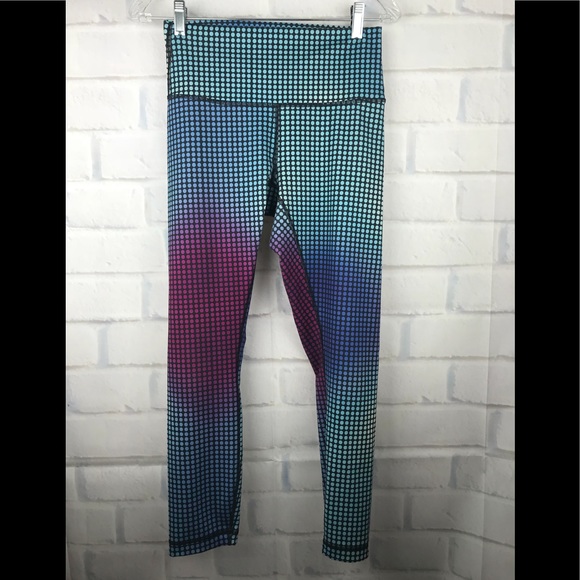 lululemon athletica Pants - Lululemon Hi Rise Cosmic Dot Wunder Under Crop  8